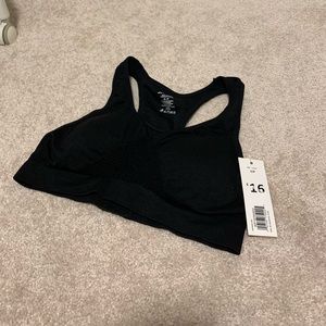 Joe fresh black sports bra